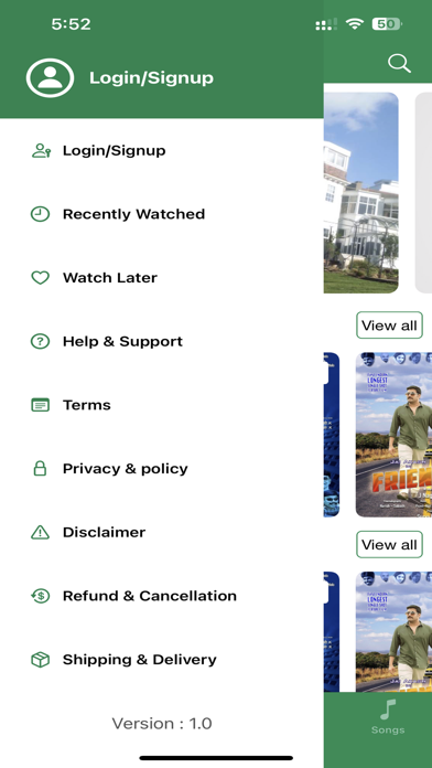 Screenshot #3 pour A Cube Movies App