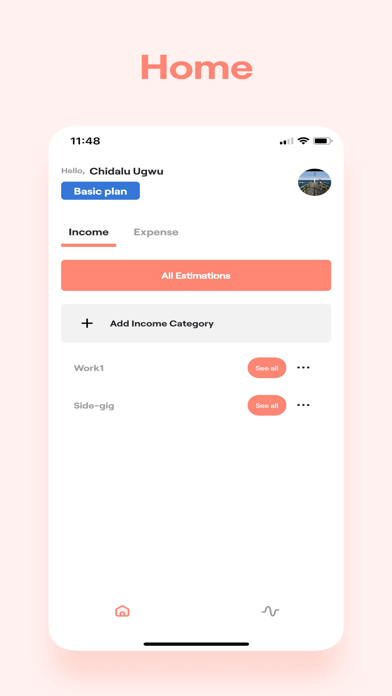 Moniwyse - Financial Planner Screenshot