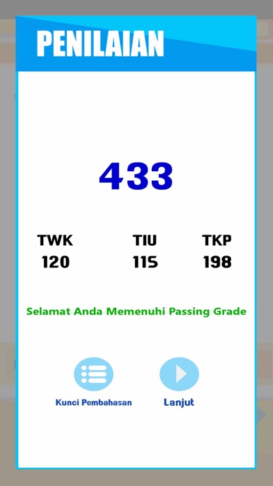 SKD CAT Sekolah Kedinasan Screenshot