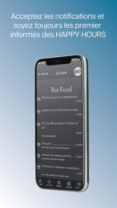Le Loft Brasserie Screenshot