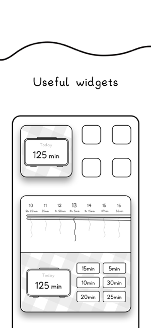 ‎Schermata del timer di studio Focus Noodles