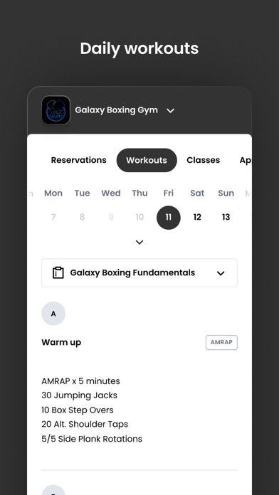 Galaxy Boxing Gym Screenshot