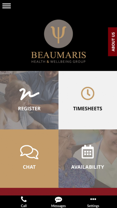 Beaumaris Nursing Agency Screenshot