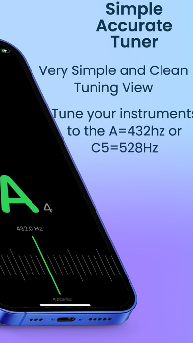 Screenshot #2 pour 432 & 528 Tuner