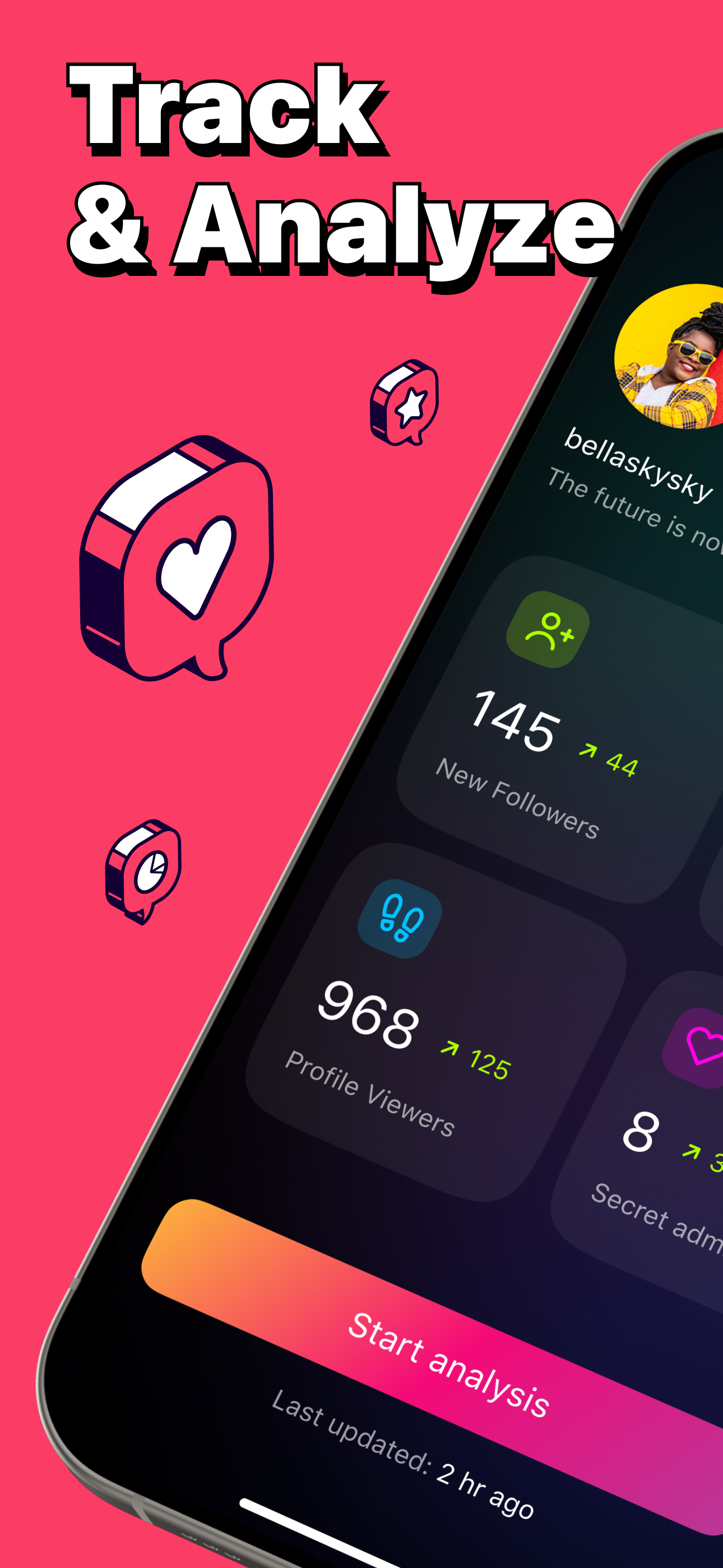 Followers+ & Reports Tracker