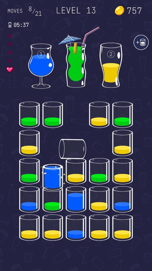 #4. Cocktail Puzzle: Liquid Sort (iOS) 由: MYAPPFREE S.R.L.