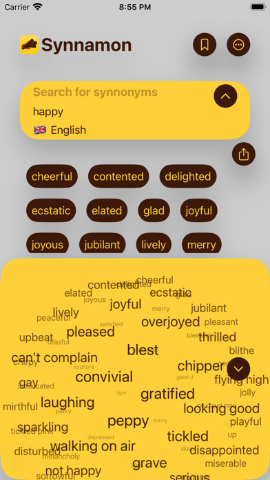 Screenshot #1 pour Synnamon - Thésaurus