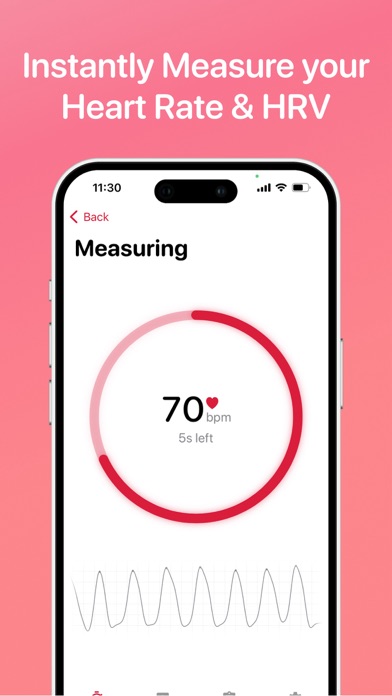 Heart Rate & HRV Pulse Monitor Screenshot