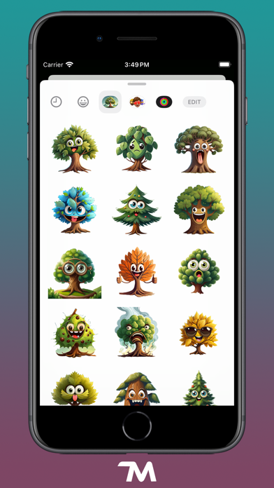 Screenshot #2 pour Sturdy Trees Stickers