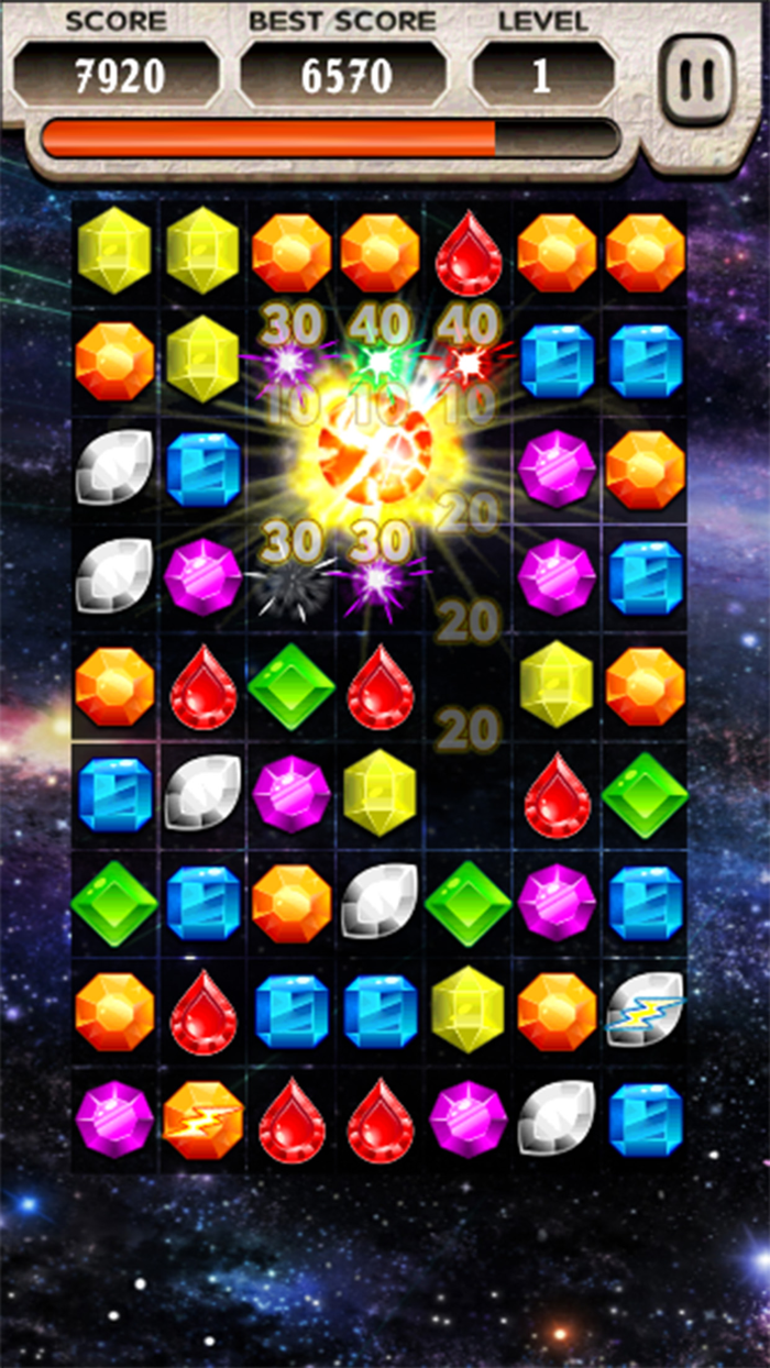 Gemstone puzzle crush