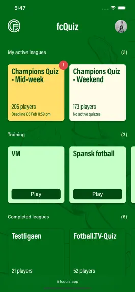 Game screenshot fcQuiz mod apk