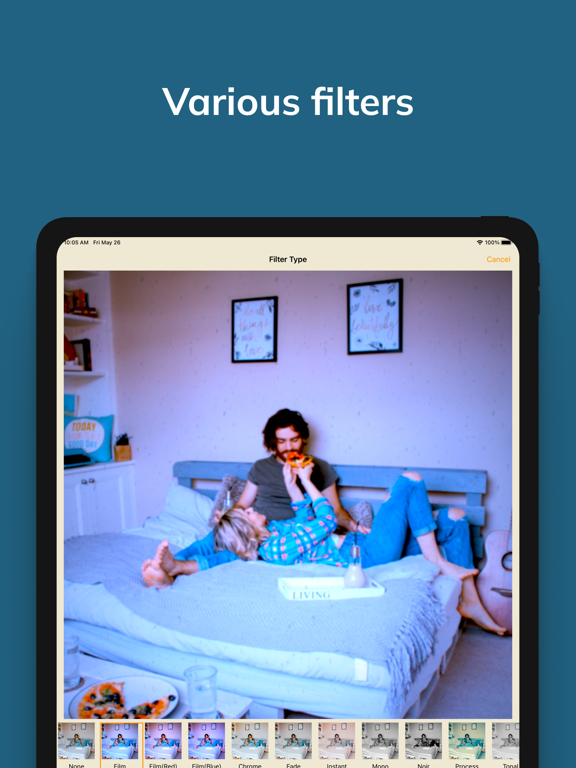 Dispo - Retro Film Camera iPad screenshot 3 - Photo & Video app