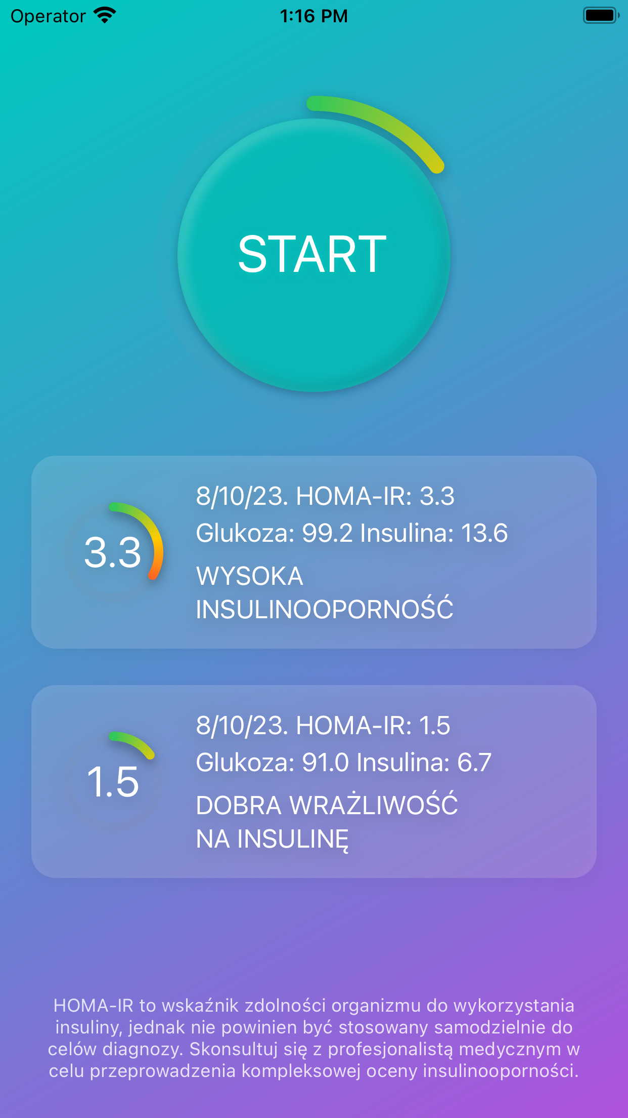HOMA-IR Tracker