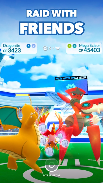 Screenshot from Pokémon GO