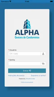 alpha gestora de condomínios iphone screenshot 2