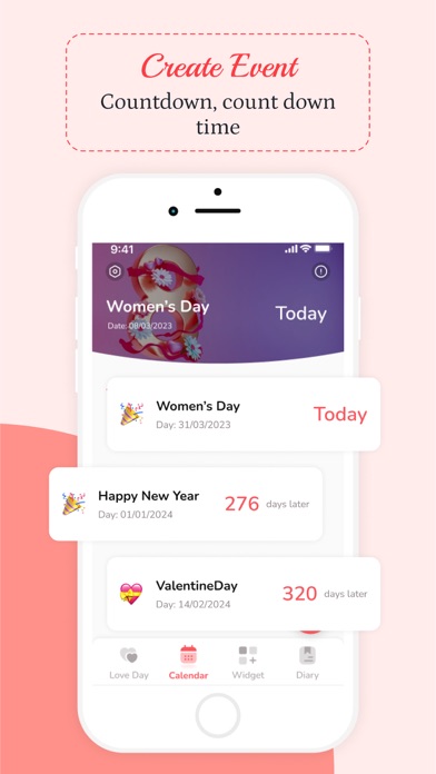 Couple App: Count Days in Love Screenshot