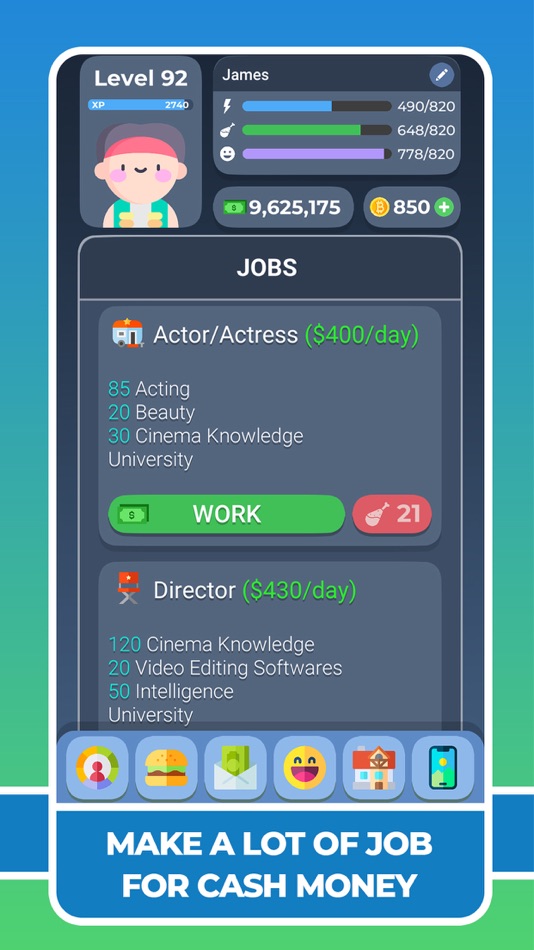 #5. Billionaire Life Simulator (iOS) 由: Tuna Ozcelik