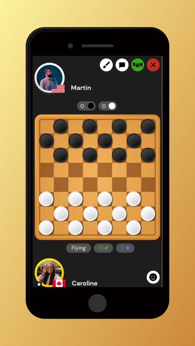 Checkers - Online Board Game screenshot 1