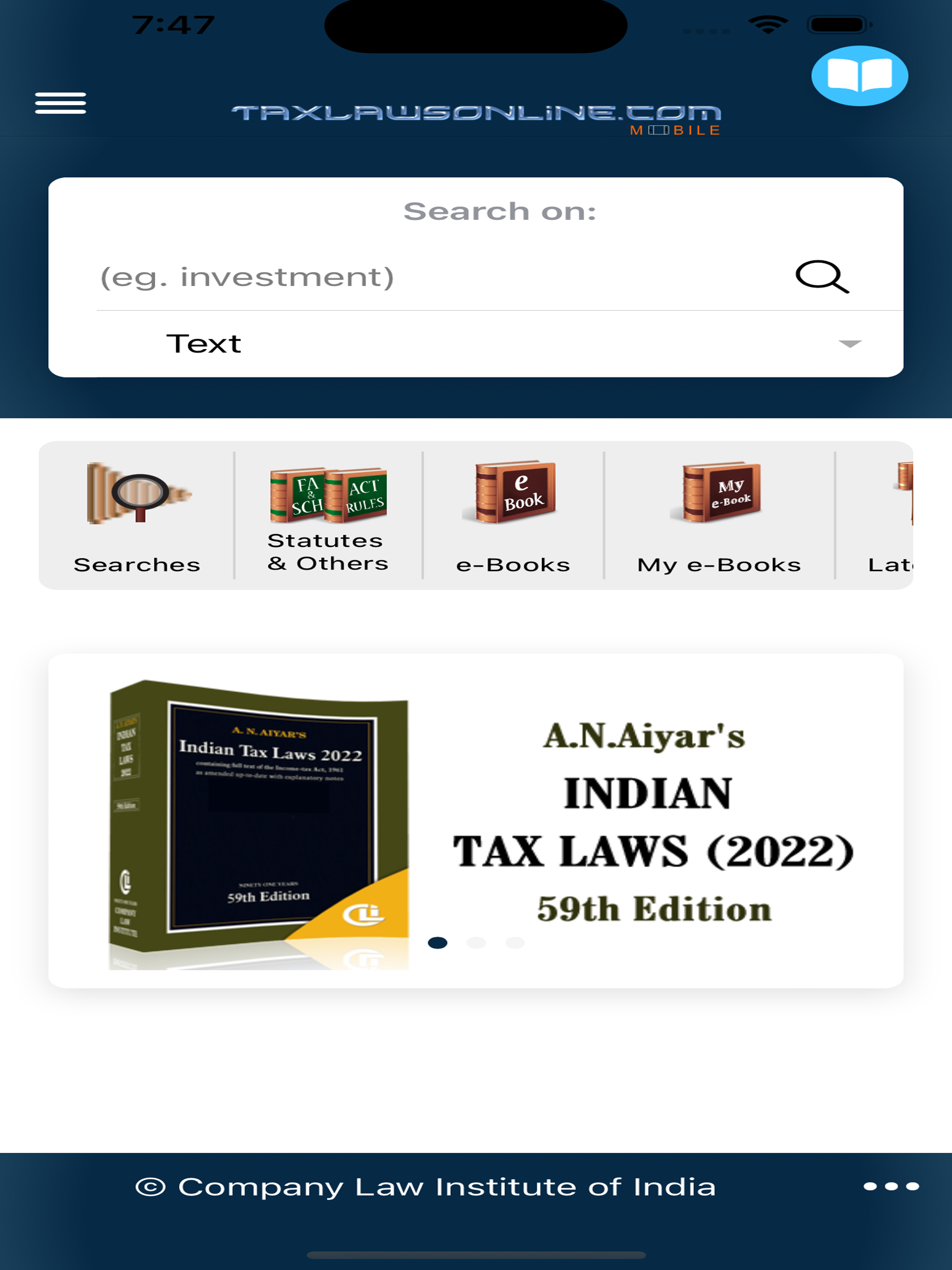 Taxlawsonline.com Mobile screenshot 12