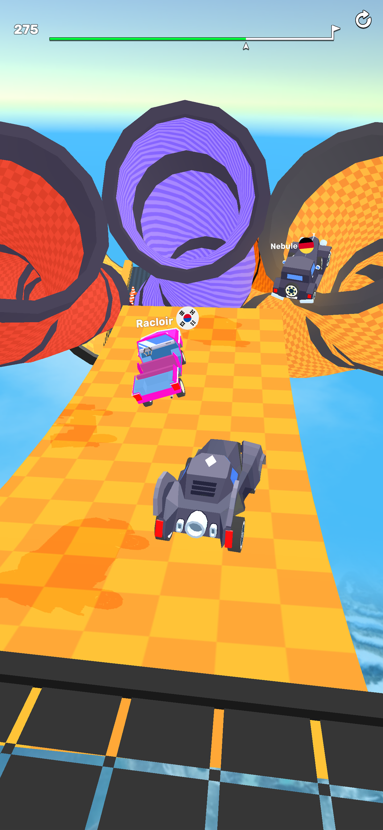 Ramp Racing 3D: Carrera rápida