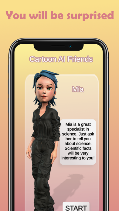Cartoon AI Friends Screenshot