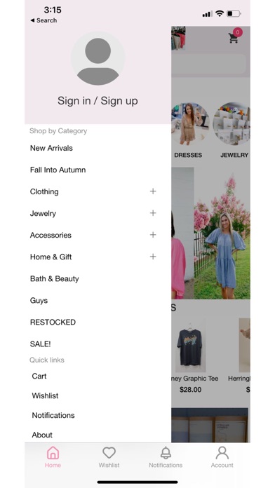 Here & Now Boutique Screenshot