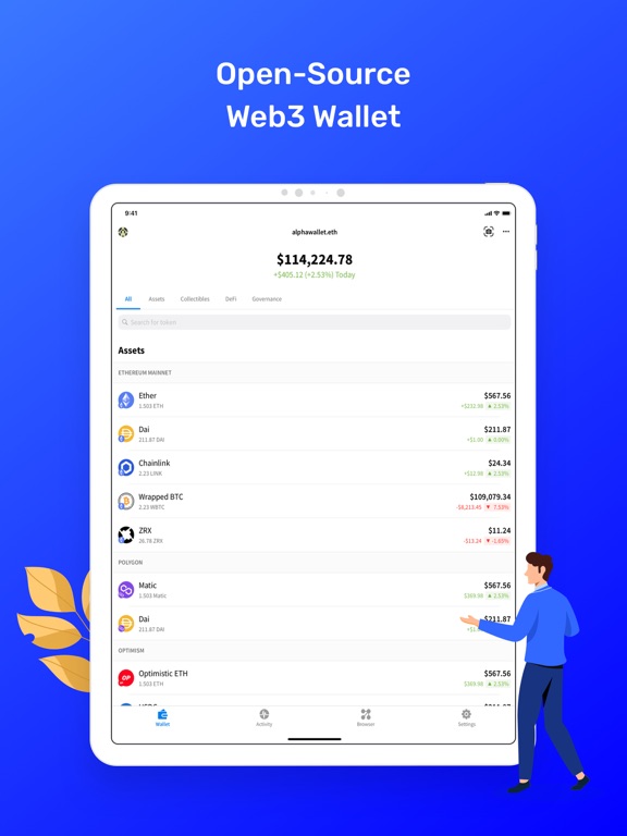 Screenshot #4 pour AlphaWallet, Ethereum and EVM