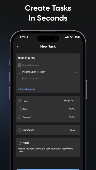 Screenshot #3 pour Daily Task Scheduler