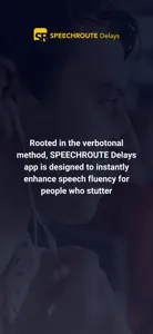 SPEECHROUTE Delays screenshot #1 for iPhone