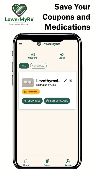 LowerMyRx: Rx Discount Search Screenshot