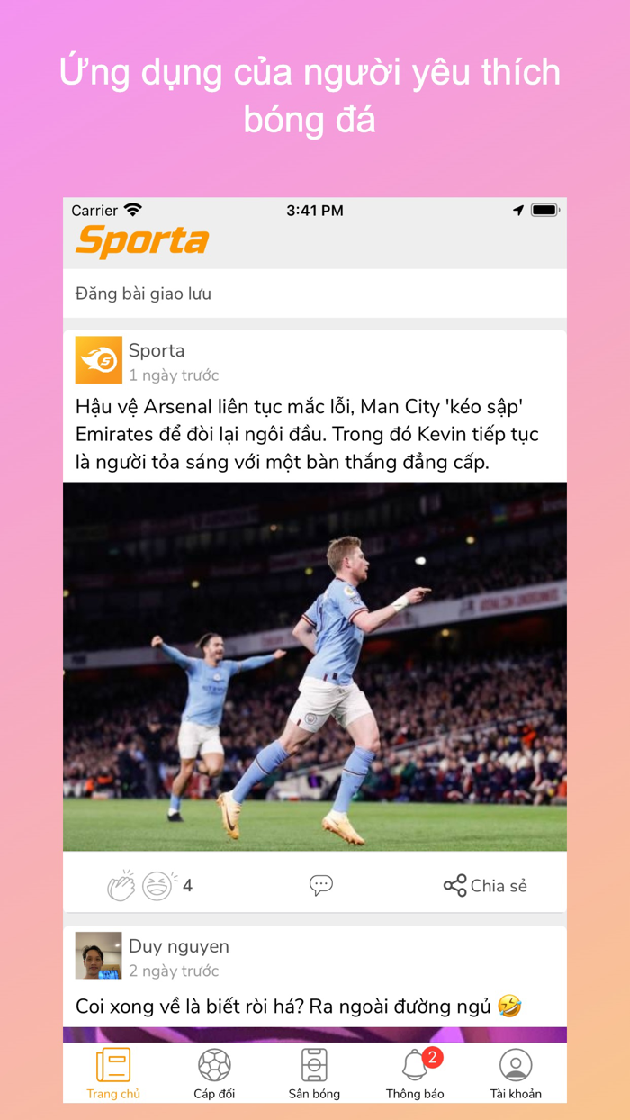 Sporta - Cộng đồng bóng đá