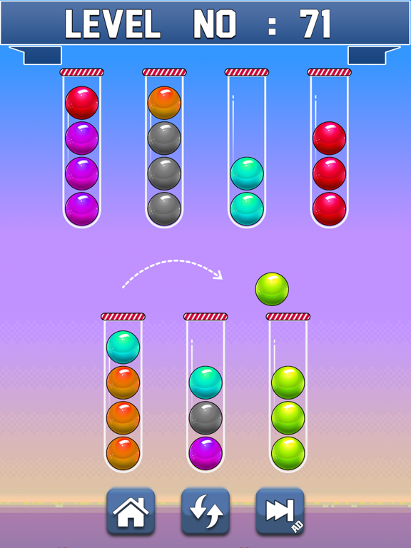 ボールソートパズルゲーのおすすめ画像6