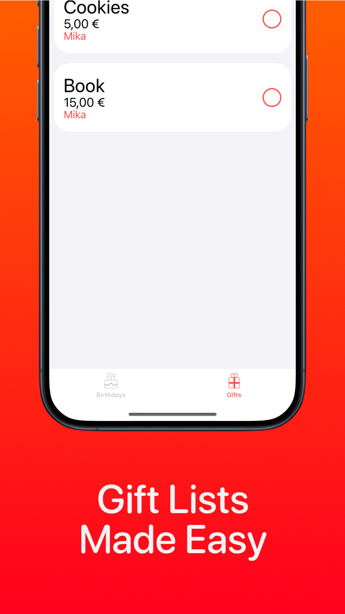 Birthday Reminder - BDayz