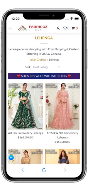 Indian Clothes in Canada - Shop Indian Clothing Online with FREE Shipping -  Fabricoz Canada