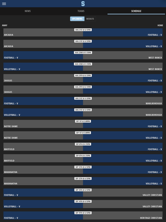 St. Paul Christian Academy iPad screenshot 4 - Sports app