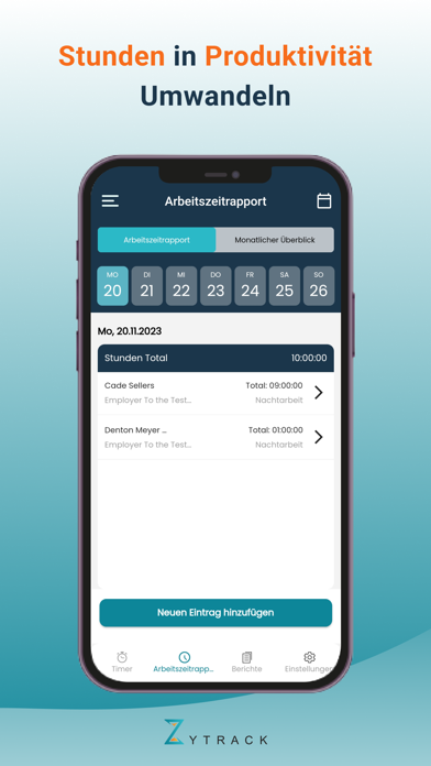 Zytrack Screenshot