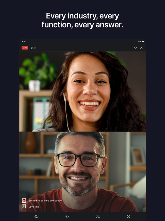 Join Blend iPad screenshot 1 - Social Networking app