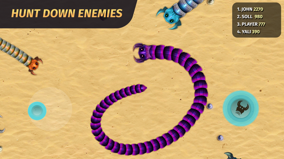 #2. Worm.io - Snake Battle (iOS) 由: Ruslan Shayhutdinov