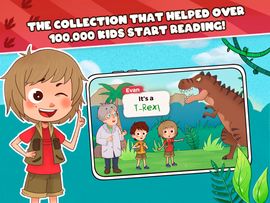 Dani and Evan: Dinosaur books iPad screenshot 1 - Book app