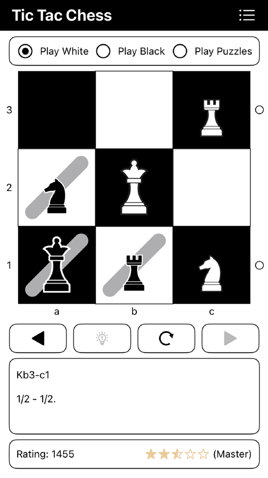 #3. Tic-Tac-Chess (iOS) 由: Jaco Melse