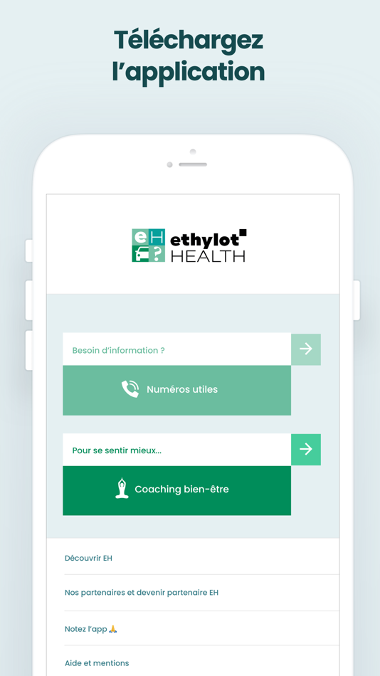#2. EH ? Ethylot' Health (iOS) By: Agence Cinquante5