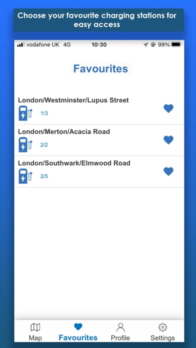 Source London charging network Screenshot