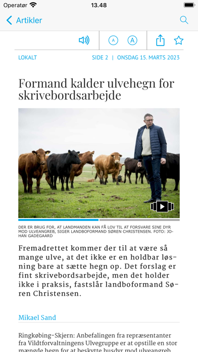 Dagbladet Ringkøbing-Skjern Screenshot