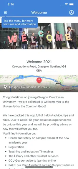 Game screenshot GCU Welcome apk
