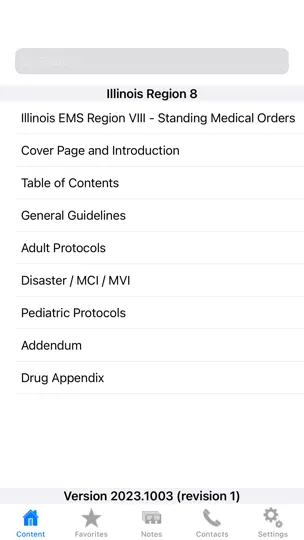 Illinois Region 8 EMS SOPs iPhone Screenshot 2