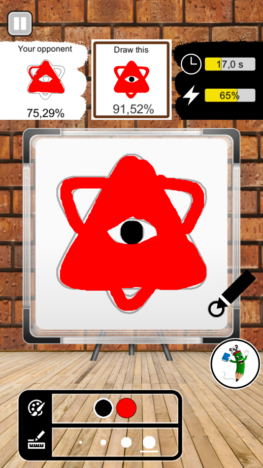 #2. 3 2 1 Draw-Drawing game sketch (iOS) 由: Michal Stachyra