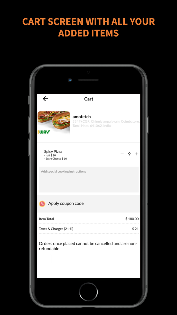 AmoFetch- Food Delivery