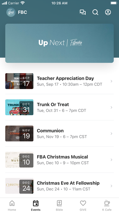 Fellowship Baptist Liberal Screenshot