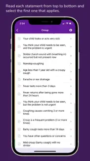 pediatric symptommd iphone screenshot 4