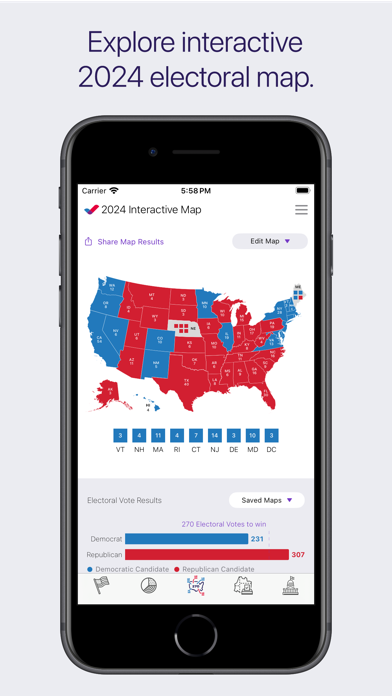 Screenshot #3 pour Ballotics: Election Data & Map